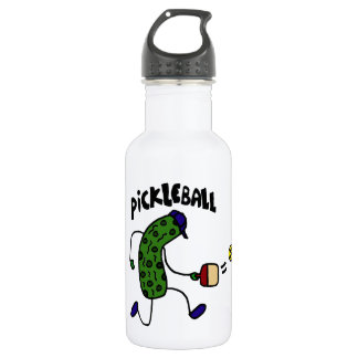 Bouteille D'eau Conserves au vinaigre drôles jouant Pickleball