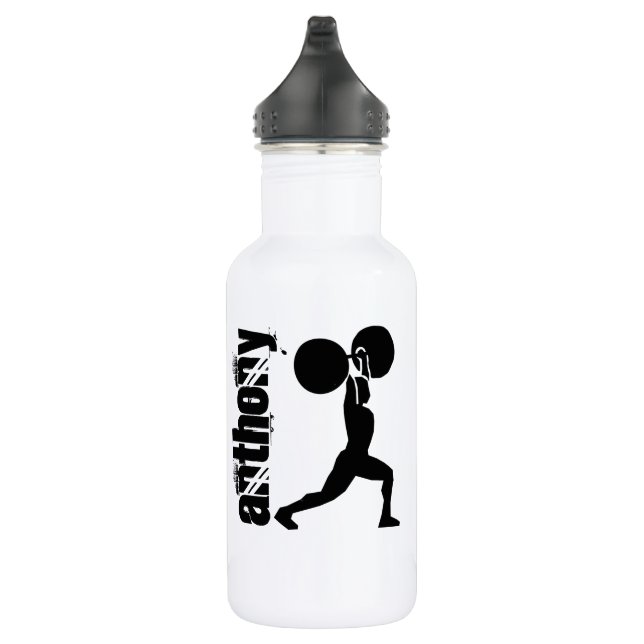 Bouteille D'eau Constructeur de corps de gym personnalisé (Droite)