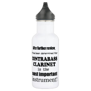 Bouteille D'eau Contrabass Clarinet instrument le plus important