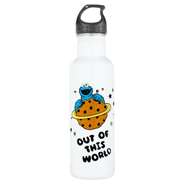 Bouteille D'eau Cookie Monster | Hors de ce monde (Devant)