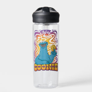 Bouteille D'eau Cookie Monster Psychédélique Ajouter Votre Nom
