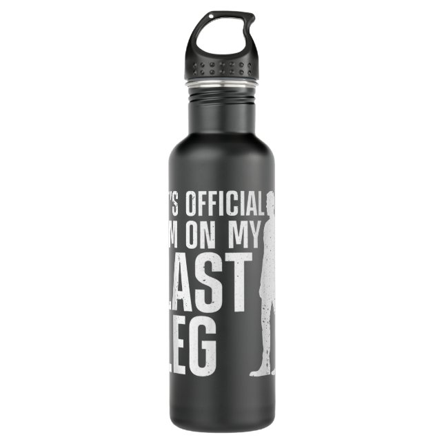 Bouteille D'eau Cool Jambe Amputée Art Pour Hommes Femmes Jambe Pr (Devant)