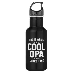 Bouteille D'eau Cool Opa A L'Air Du Père Grand-Père Cadeau