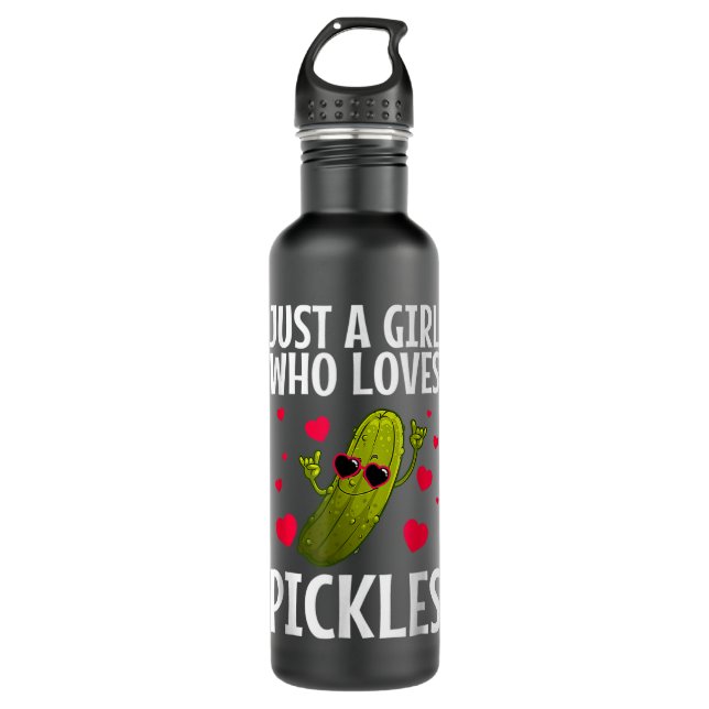 Bouteille D'eau Cool Pickle Pour Femmes Filles Pickles Pickles Pic (Devant)