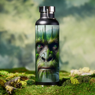 Bouteille D'eau Cool Sasquatch dans les bois