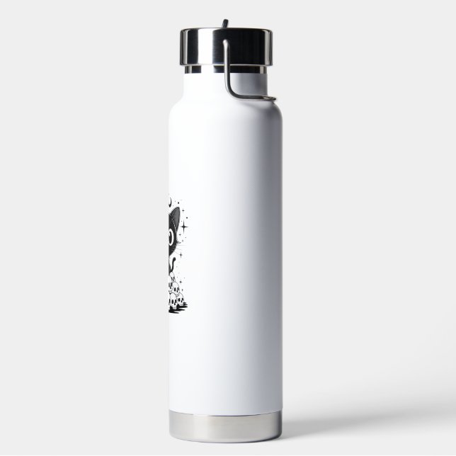 Bouteille D'eau Copie de Crânes de Chat Mignon Créatif Gothique Ch (Gym)