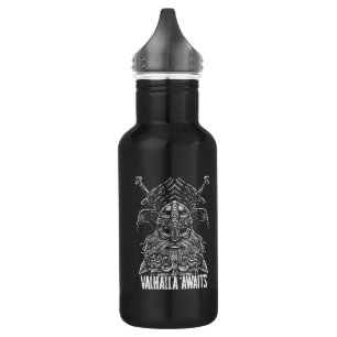 Bouteille D'eau Corbeaux d'Odin Mythologie Viking Valhalla attend