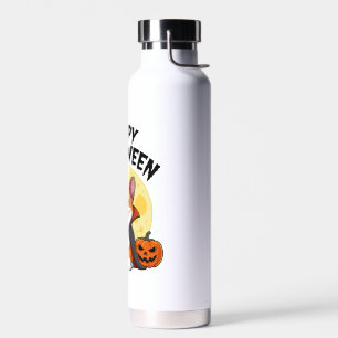 Bouteille D'eau Corgiween d'Halloween, chien Corgi effrayant