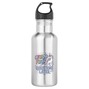 Bouteille D'eau Corne de Licorne Questions D'abord Plus Tard Autoc