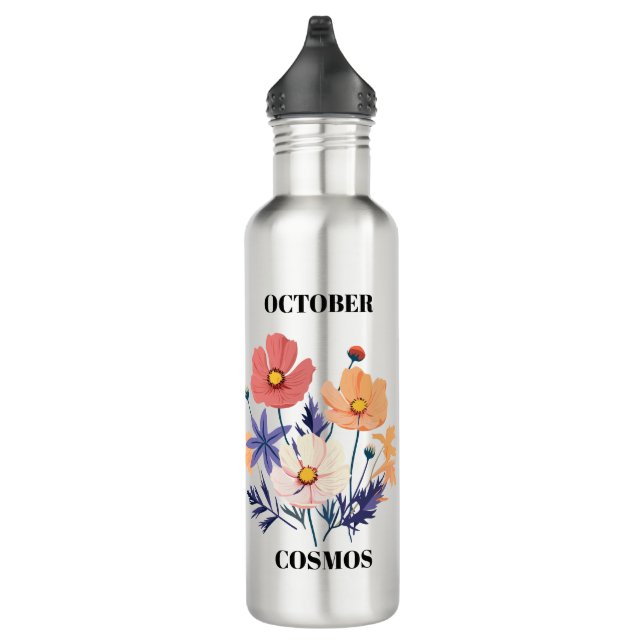 Bouteille D'eau Cosmic Flow • October Birth Flower Water Bottle  (Droite)
