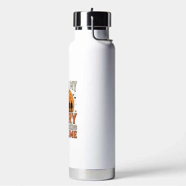 Bouteille D'eau Costume de menuiserie effrayant Halloween Design V (Gym)