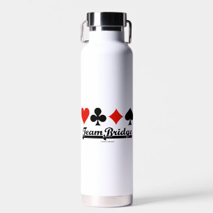 Bouteille D'eau Costumes quatre cartes Team Bridge