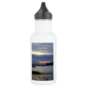 Bouteille D'eau Coucher De Soleil À Folly Harbour Water Bottle