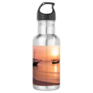 Bouteille D'eau Coucher de soleil à Zanzibar