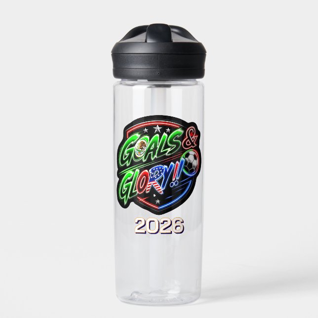 Bouteille D'eau Coupe du Monde 2026 Célébrez (Extérieur)