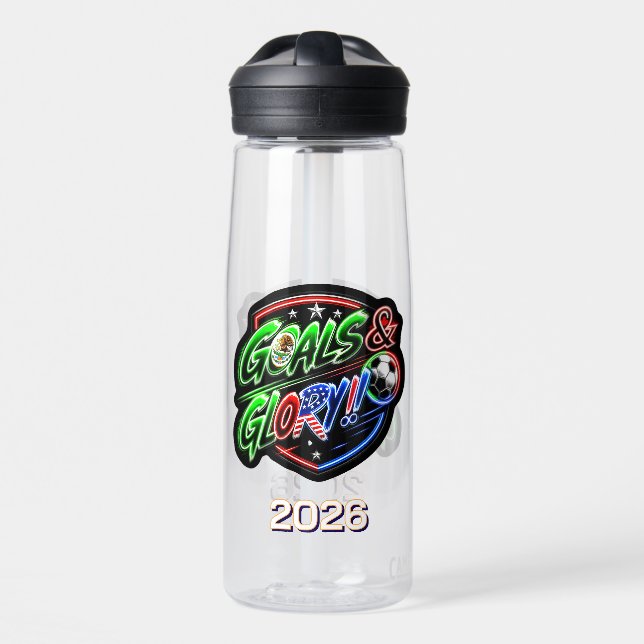Bouteille D'eau Coupe du Monde 2026 Célébrez (Avant)