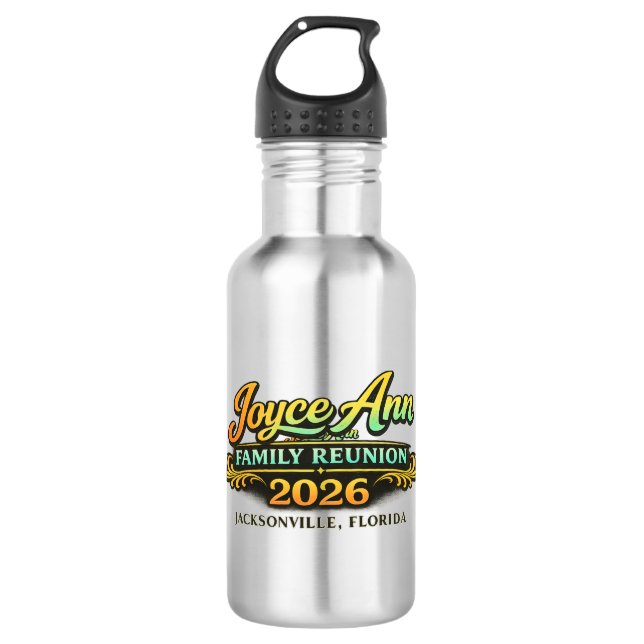 BOUTEILLE D'EAU COUPE JOYCE ANN 2026 (Devant)