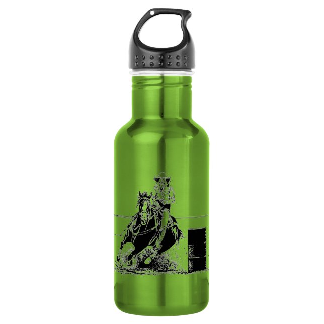 Bouteille D'eau Coureur de baril (Devant)