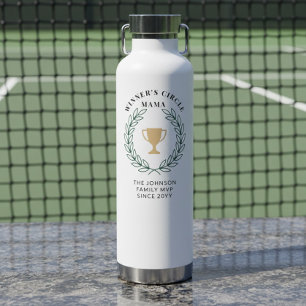 Bouteille D'eau Couronne Club des Mamans Sportives Nom de Famille