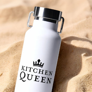 Bouteille D'eau Couronne de chapeau de pickleball Kitchen Queen Ca