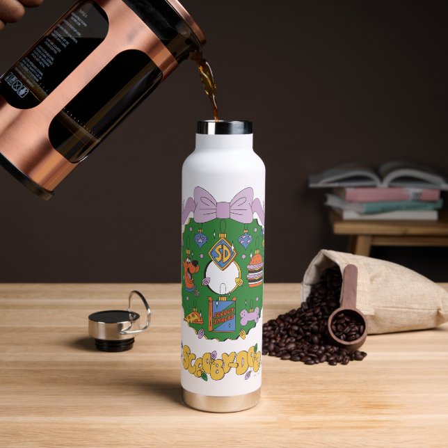 Bouteille D'eau Couronne graphique de snack de vacances de Scooby- (Gym)