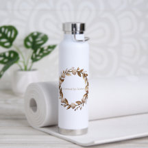 Couronnée par la Nature – Élégant floral rose & or