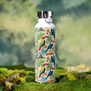 Bouteille D'eau Couvert de Toucan Tropical