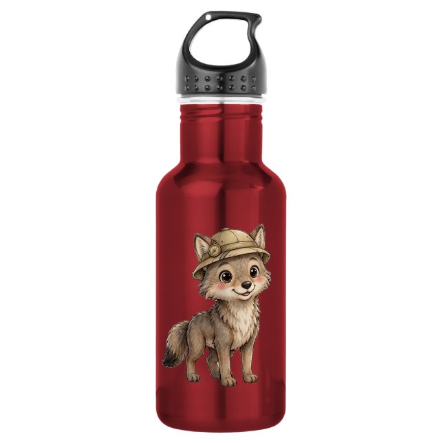 Bouteille d'eau Coyote Lil' Bayou Explorers (Devant)
