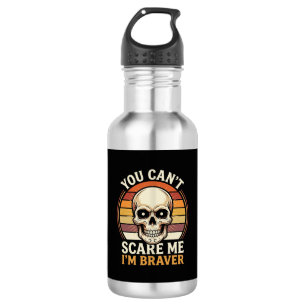 Bouteille D'eau Crâne Halloween plus courageux Design d'Horreur Ré