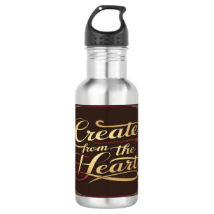 Bouteille d'eau Create From The Heart