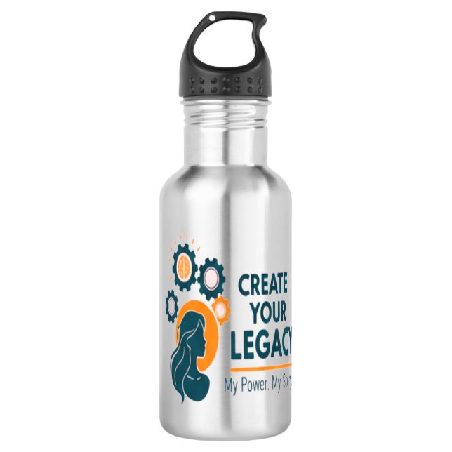 Bouteille D'eau Create your legacy Water Bottle (Devant)