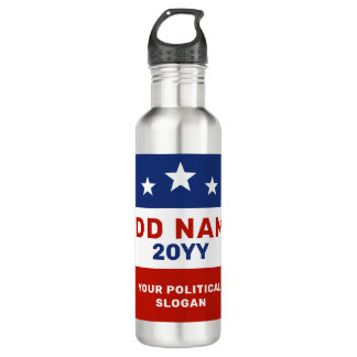 Bouteille D'eau Create Your Own Election Campaign Water Bottle
