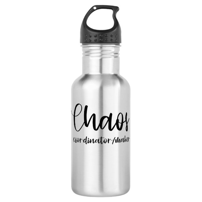 Bouteille D'eau créateur de chaos (Devant)