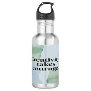 Bouteille d'eau Creativity Takes Courage 2
