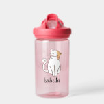 Bouteille D'eau Créez votre propre nom de chat mignon<br><div class="desc">Créez Votre Propre Cute Nom De Chat Bouteille D'Eau. Choisissez le style,  la taille et la couleur dans le menu d'options.</div>