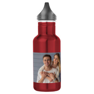 Bouteille D'eau Créez votre propre photo de couple personnalisée