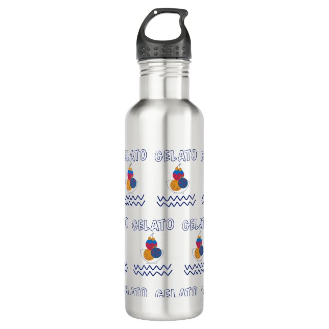 Bouteille D'eau crème glacée (Devant)