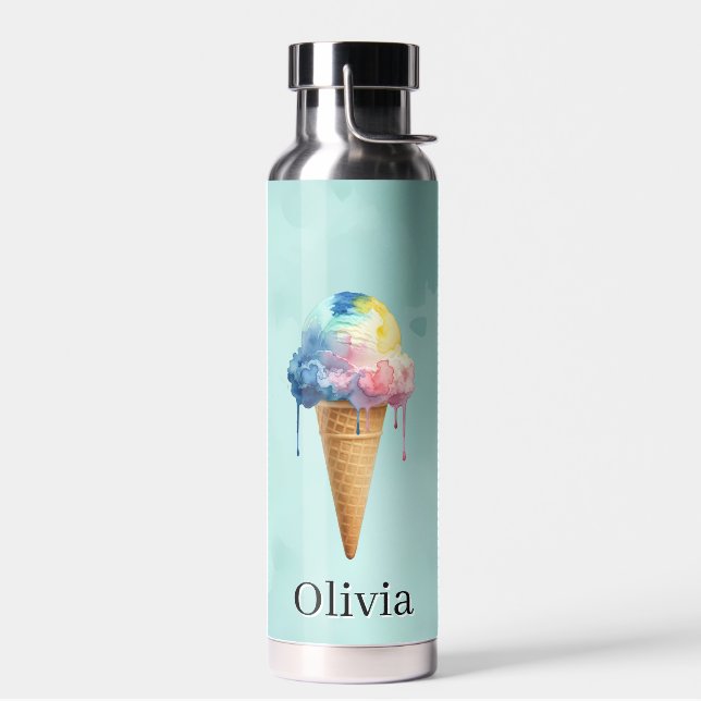 Bouteille D'eau Crème Glacée (Gauche)