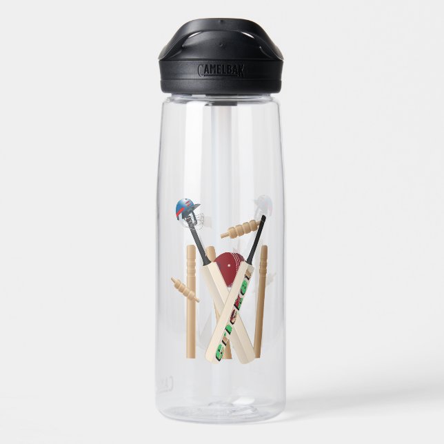 Bouteille D'eau Cricket Le Jeu,  (Arrière)