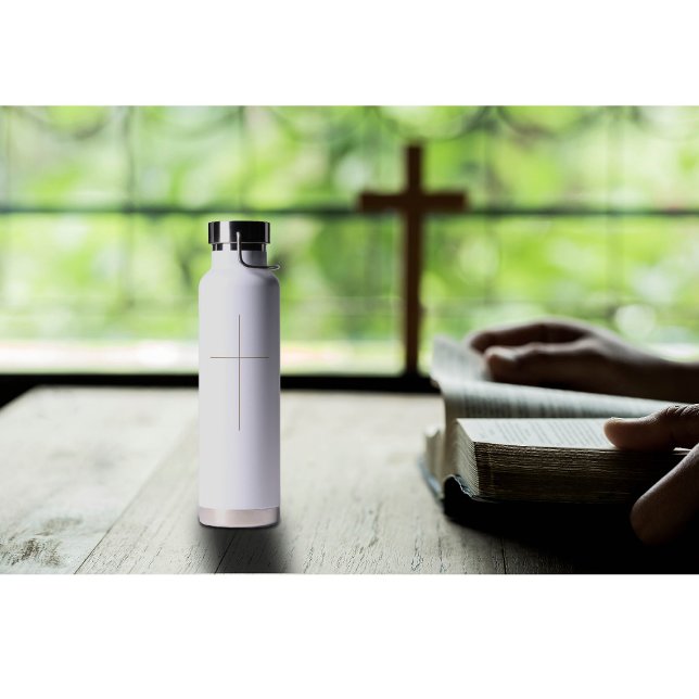 Bouteille D'eau Croix chrétienne (Créateur téléchargé)