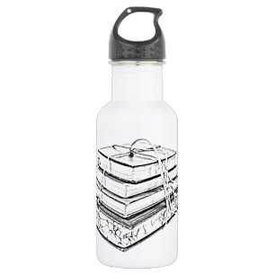Bouteille D'eau Croquis attaché de livres