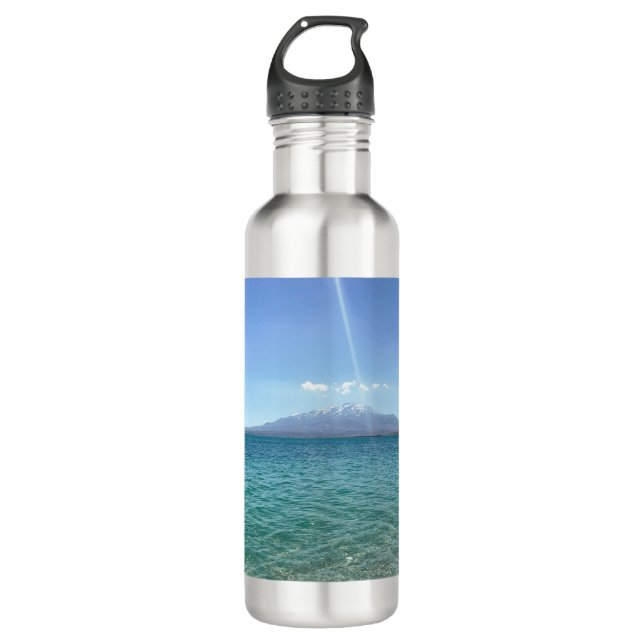 Bouteille D'eau Crystal Water View Blue Sky Beach Vibe Paisible (Devant)