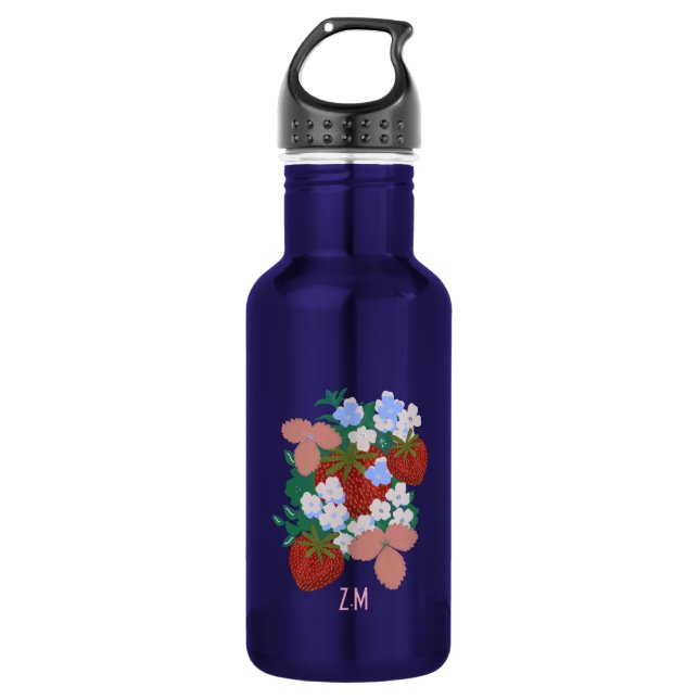Bouteille D'eau Cueillette de fraises (Devant)