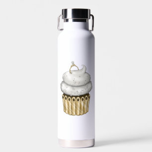 Bouteille D'eau Cupcake Fiançailles doux