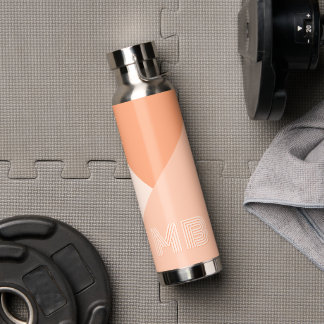 Bouteille D'eau Custom Pastel Sunny Peach Summer Coral Orange