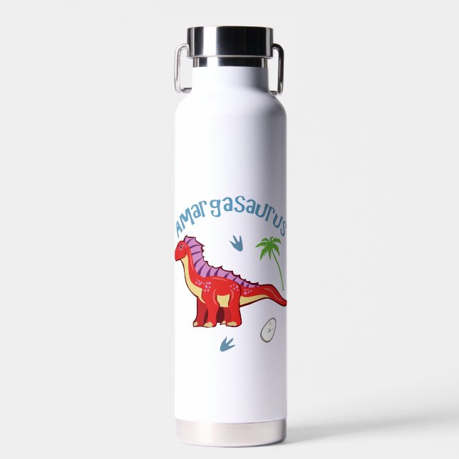 Bouteille D'eau Cute Amargasaurus (Avant)