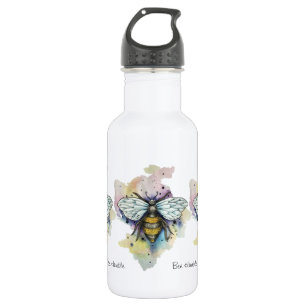 Bouteille D'eau Cute Bee And Rainbow Wash