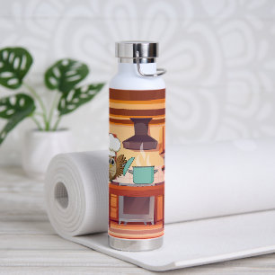 Bouteille D'eau Cute Chef Owl Cuisine en cuisine