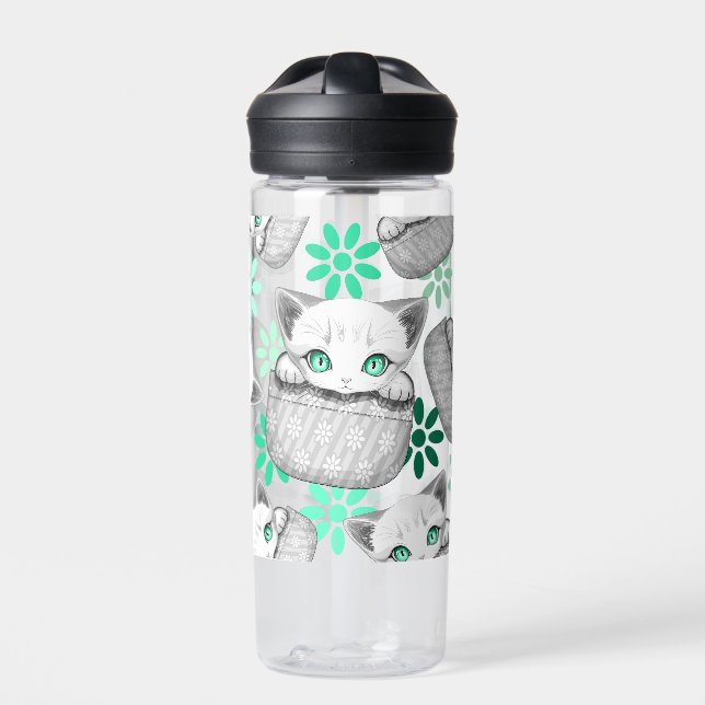 Bouteille D'eau Cute de chat et pointe joueuse à partir d'une poch (Extérieur)