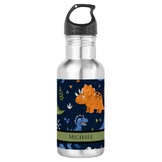 Bouteille D'eau Cute Dinosaur Pattern Colorful 